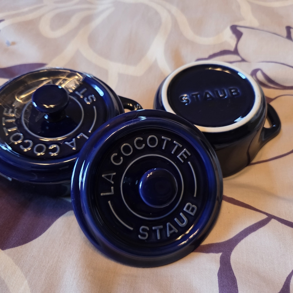 Staub Mini Cocotte Set in Blue